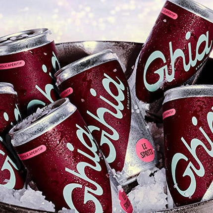 Ghia Non-Alcoholic Le Spritz OG Spritz + Lime & Salt Variety (12-Pack) - 8 Fl Oz Cans | Botanical Mediterranean Inspired Apéritif - No Added Sugar, Caffeine-Free