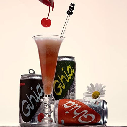 Ghia Non-Alcoholic Lime & Salt Le Spritz, 8 Fl Oz (4-Pack) - Botanical Mediterranean Inspired Sparkling Apéritif | Vegan, No Added Sugar, No Preservatives, No Artificial Flavors, Caffeine-Free