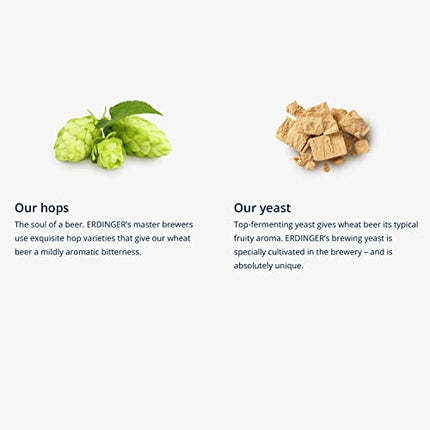 Erdinger Alkoholfrei Non Alcoholic Beer 15 Pack, Award Winning Beer from Germany, 11.2oz/btl