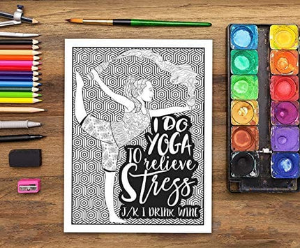 Wine Life: A Snarky Adult Colouring Book