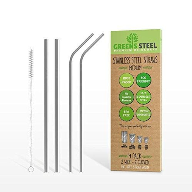 Stainless Steel Straws (Medium)