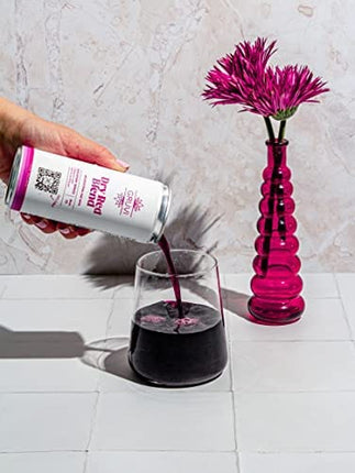 Gruvi Non-Alcoholic Red Blend, 4 Cans, 45 Calories, 0% ABV, Non Alcoholic Red Wine, Zero Alcohol Red Wine