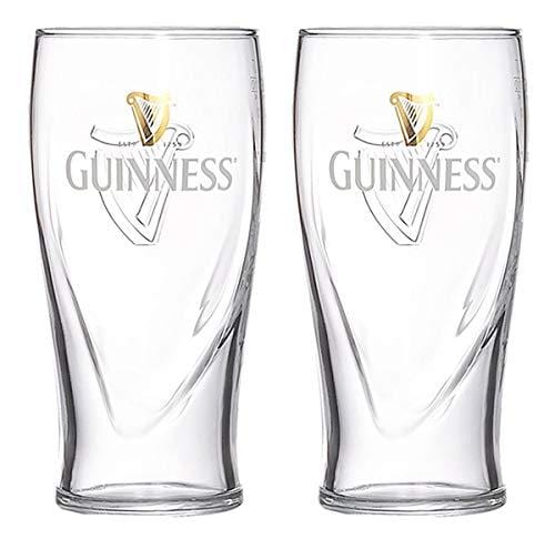 Guinness 20Oz Gravity Pint Glasses Sets (2 Pack)