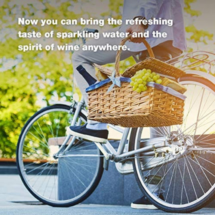 H2o (Limited Vintage) The World’s First California Non Alcoholic Wine - Infused Sparkling Refreshment, 0.0% Alcohol, (Sparkling Dry Moscato, Pack of 4, Pack of 4 - 16 Fl oz)