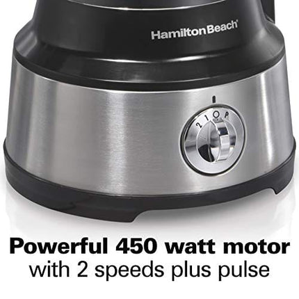 Hamilton Beach 10-Cup Food Processor & Vegetable Chopper with Bowl Scraper, Stainless Steel (70730)