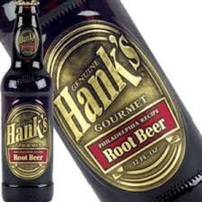 Hank's Gourmet Root Beer Premium (Philadelphia Recipe), TWENTYFOUR bottles, 6 - 4 Packs, Each bottle is 12 oz (Pack of 24)