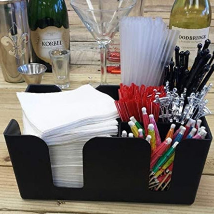 Bar Caddy / Organizer Black BAR SUPPLIES INCLUDED