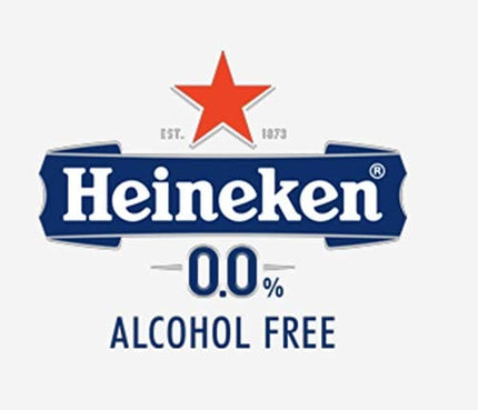 Heineken 0.0% Non-Alcohol, Alcohol Free Beer, Great Taste, Zero Alcohol, 11.2 Fl Oz | Case of 24 Cans