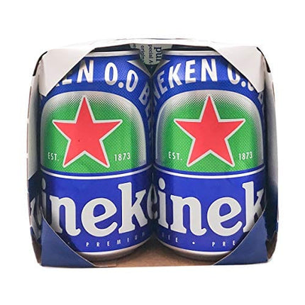 Heineken, Non Alcoholic 0.0 Lager, 6pk, 11.2 Fl Oz Cans