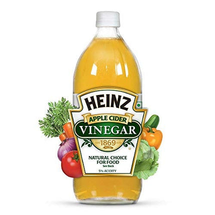 Heinz All Natural Apple Cider Vinegar with 5% Acidity, 16 fl oz Bottle