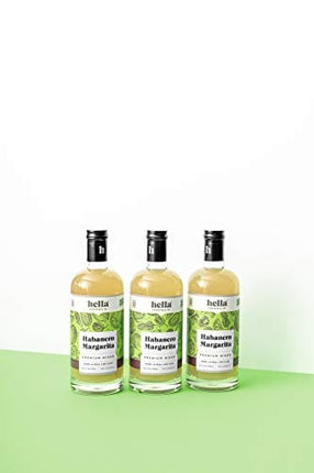 Hella Cocktail Co. Habanero Margarita Premium Cocktail Mixers, 750ml (3 Bottle Set) - Made with All Natural Ingredients, Real Lime Juice and Habanero Pepper