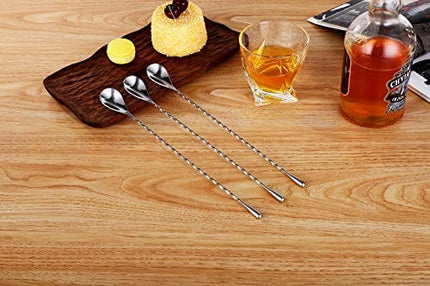HIDORAN 3 Pack 12 Inches Stainless Steel Mixing Spoons