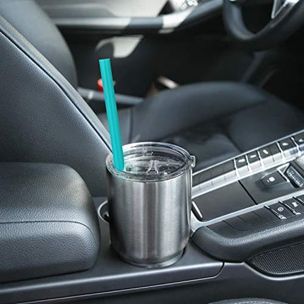 Hiware 12 Inch Extra Long Silicone Straws for Big Tumblers - 40 oz Hydro Flask/Half Gallon Water Bottle Jug/30 oz YETI/RICT/OZARK TRAIL - Flexible Straws for Extra Tall Cups and Giant Mugs - 7 Pieces