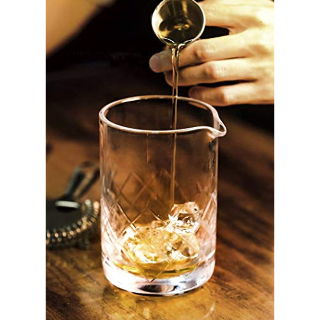 Hiware Mixing Glass 24oz/700ml Thick Bottom Cocktail Glass Preferred by Pros and Amateurs Alike, Make Your Own Specialty Cocktails