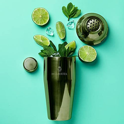 6 Pcs Bronze Cocktail Shaker Set