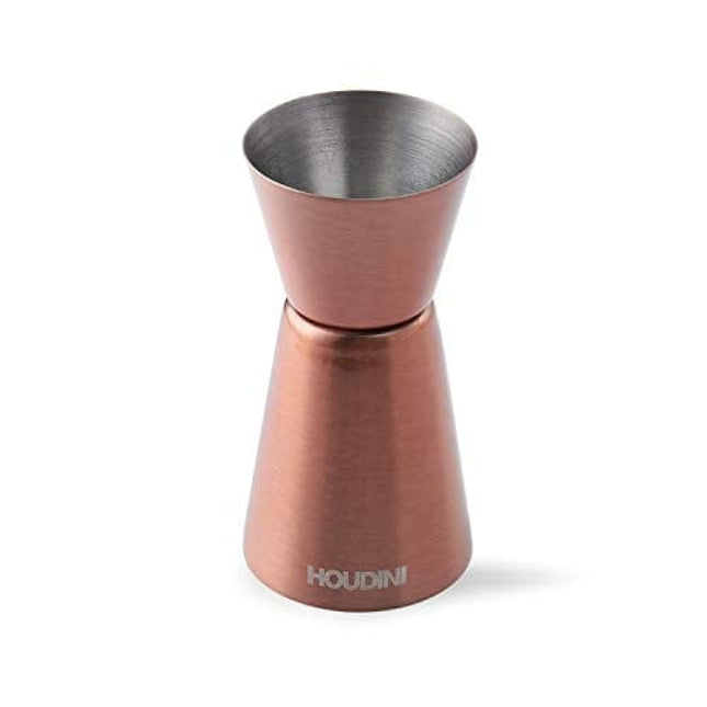 Houdini Double Jigger Bar Accessories, 3.5 inches, COPPER