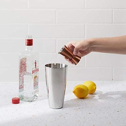 Houdini Double Jigger Bar Accessories, 3.5 inches, COPPER