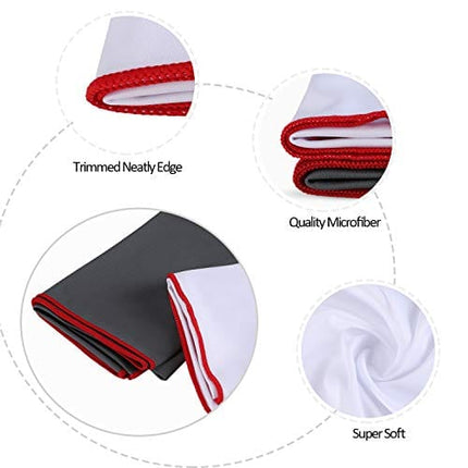 HQMaster Large Microfiber Polishing Cloths Polished Cleaning Towel, Streak Free Lint Free Shine for Wine Glasses Stemware Kitchenware