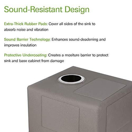 Hykolity 15 in. Undermount Stainless Steel Bar Sink, 16 Gauge Single Bowl Kitchen Prep Sink with Strainer & Bottom Grid, 15" x 17" x 10"