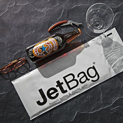 Jet Bag Bold - The Original ABSORBENT Reusable & Protective Bottle Bags - Set of 3 - MADE IN THE USA