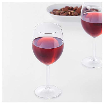 Red Wine Glass By Ikea- Svalka Series SET OF 6, 10 0Z