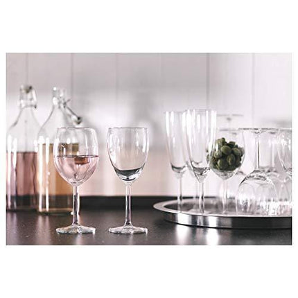 Red Wine Glass By Ikea- Svalka Series SET OF 6, 10 0Z