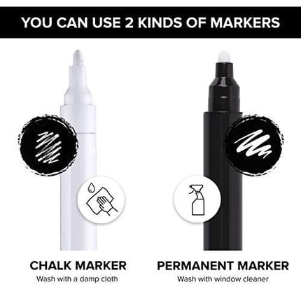 Mini Tabletop Chalkboard Sign 6x8.2" - Menu Chalkboard Stand for Wedding Table - Tabletop Chalkboard Signs for Tables with Stand - Event Place Cards - Table Chalkboard Signs with Stand Up Chalkboard