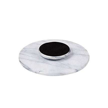 JEmarble Lazy Susan 12 inch Turntable with Aluminum Alloy Bearing, Smooth/Silent/Durable(White)(Premium Quality)