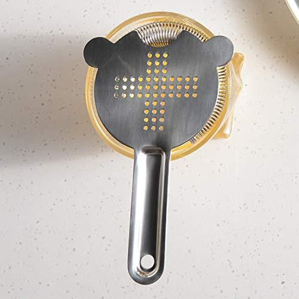 Jillmo Cocktail Strainer Set, 3pcs Bar Strainers