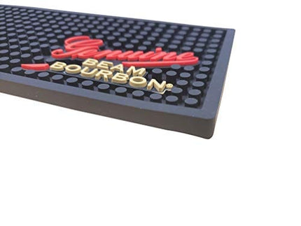 Jim Beam Since 1795 Bourbon Bar Mat Spill Mat Rail Drip Mat - 19.5" x 3.75"