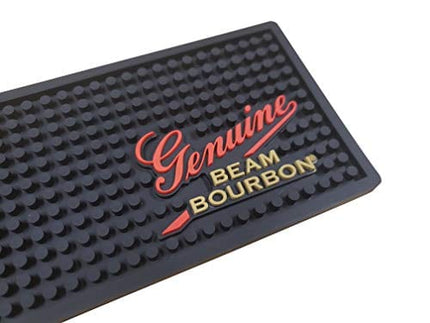 Jim Beam Since 1795 Bourbon Bar Mat Spill Mat Rail Drip Mat - 19.5" x 3.75"