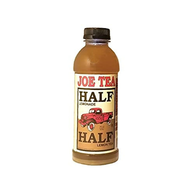 Joe Tea Half Lemonade & Half Lemon Tea, Case Pack of Twelve 18 fl oz Plastic Bottles