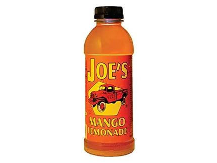 Joe Tea Lemonade, Choice of Classic, Pink or Mango- Case Pack of Twelve 18 fl. oz. Plastic Bottles (Mango Lemonade)