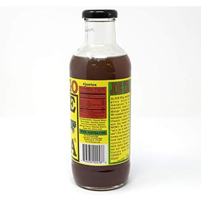 Joe Tea Mango Tea- Case Pack of 12/20 fl.oz. Bottles