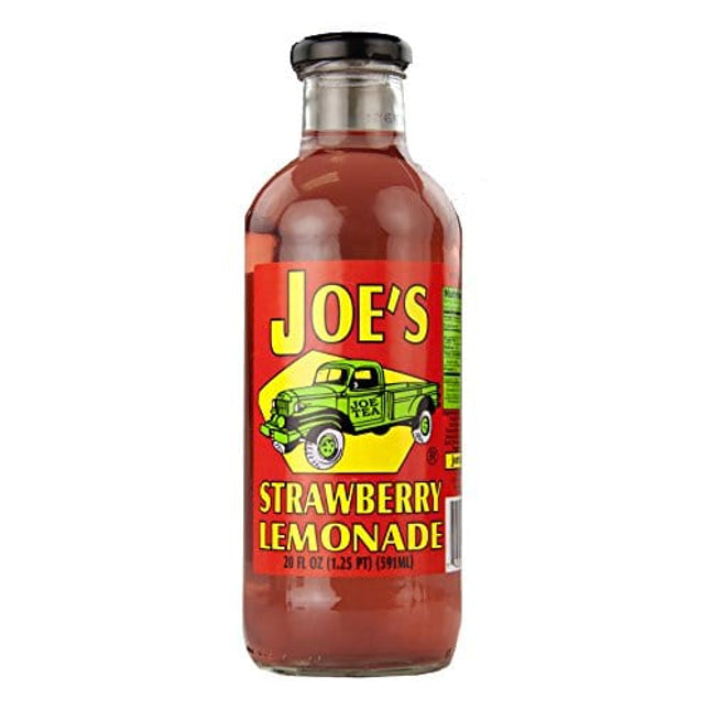 Joe Tea Strawberry Lemonade 20 oz. Bottle (12 Bottles)