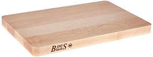 John Boos Block Chop-N-Slice Maple Wood Edge Grain Reversible Cutting Board, 20 Inches x 15 Inches x 1.25 Inches