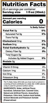 Jordan's Skinny Mixes Syrups Cinnamon Dolce, Sugar Free Flavoring, 25.4 Oz