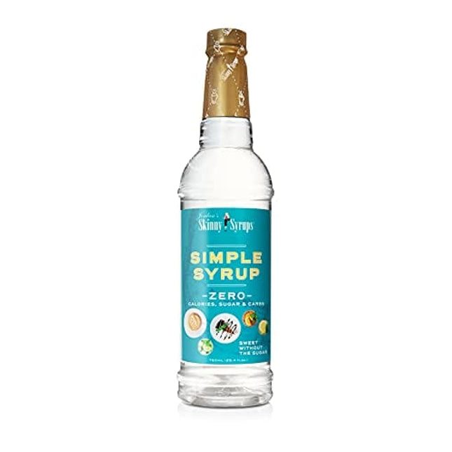 Jordan's Skinny Syrups Sugar Free Simple Syrup - 0 Calories 0 Sugar 0 Carbs - Gluten Free, Keto Friendly, Made in the USA