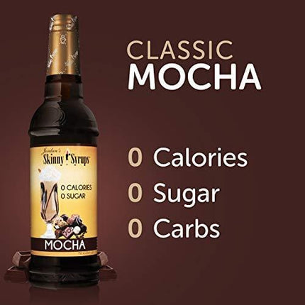 Jordan’s Skinny Syrups Mocha, Sugar Free Coffee Flavoring Syrup, 25.4 Ounce Bottle