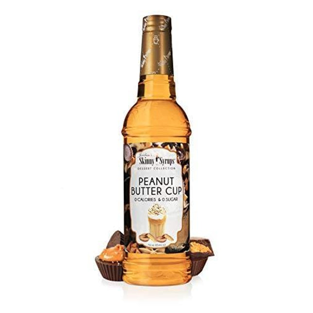 Jordan’s Skinny Syrups Peanut Butter Cup, Sugar Free Flavoring Syrup, 25.4 Ounce Bottle