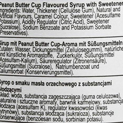 Jordan’s Skinny Syrups Peanut Butter Cup, Sugar Free Flavoring Syrup, 25.4 Ounce Bottle