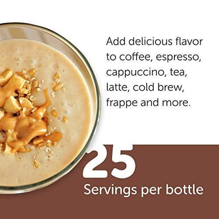 Jordan’s Skinny Syrups Peanut Butter Cup, Sugar Free Flavoring Syrup, 25.4 Ounce Bottle