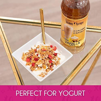 Jordan’s Skinny Syrups Raspberry, Sugar Free Flavoring Syrup, 25.4 Ounce Bottle