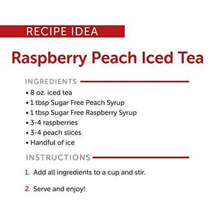 Jordan’s Skinny Syrups Raspberry, Sugar Free Flavoring Syrup, 25.4 Ounce Bottle