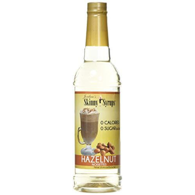 Hazelnut -Jordan's Skinny Gourmet Syrups Sugar Free, 25.4 Fl OZ