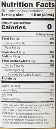 Hazelnut -Jordan's Skinny Gourmet Syrups Sugar Free, 25.4 Fl OZ