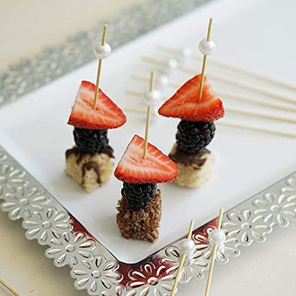 Kali Dreams Fancy Cocktail Picks Handmade Bamboo Toothpicks 4.7 Multicolor Party Supplies Total 200 Counts (4-Pack Mix)