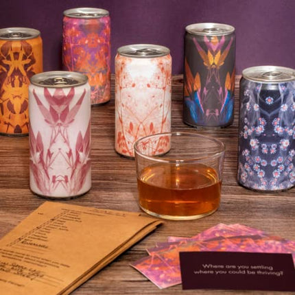 Kally Non Alcoholic Drinks - Made with Verjus, Fruit, and Botanicals - Sip & Savor Non Alcoholic Drinks, No Artificial Flavors & No Added Sugar, 6-Pack of 8 fl oz Cans (Curiosity Collection)