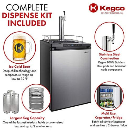 Kegco K309SS-1 Keg Dispenser