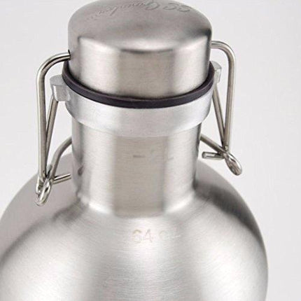 Stainless Steel Beer Growler - 64 oz